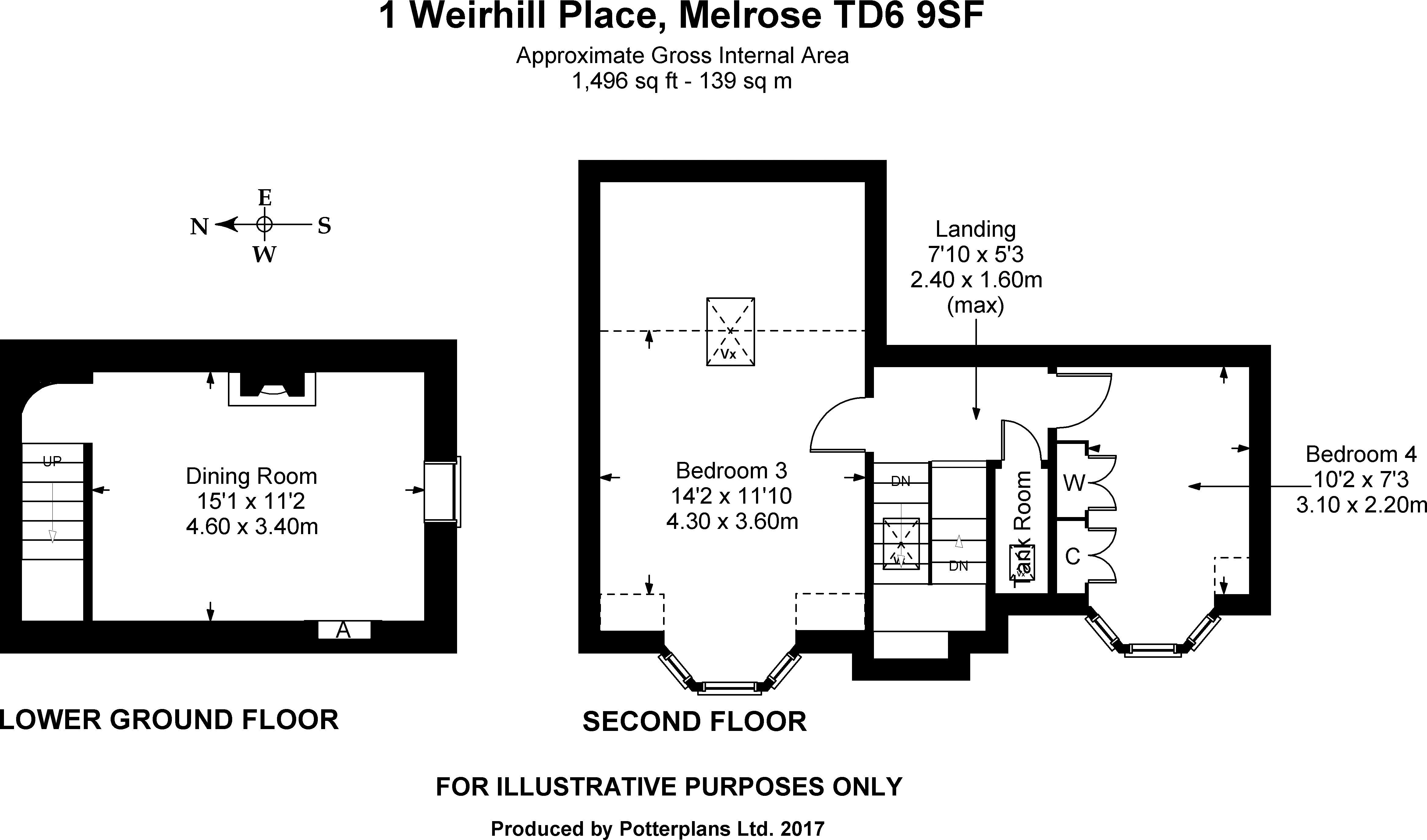 1 Weirhill Place 2nd Floor & Lower Ground Floor